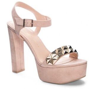 Chinese Laundry Arnette block heel strapy sandals sz 7 new